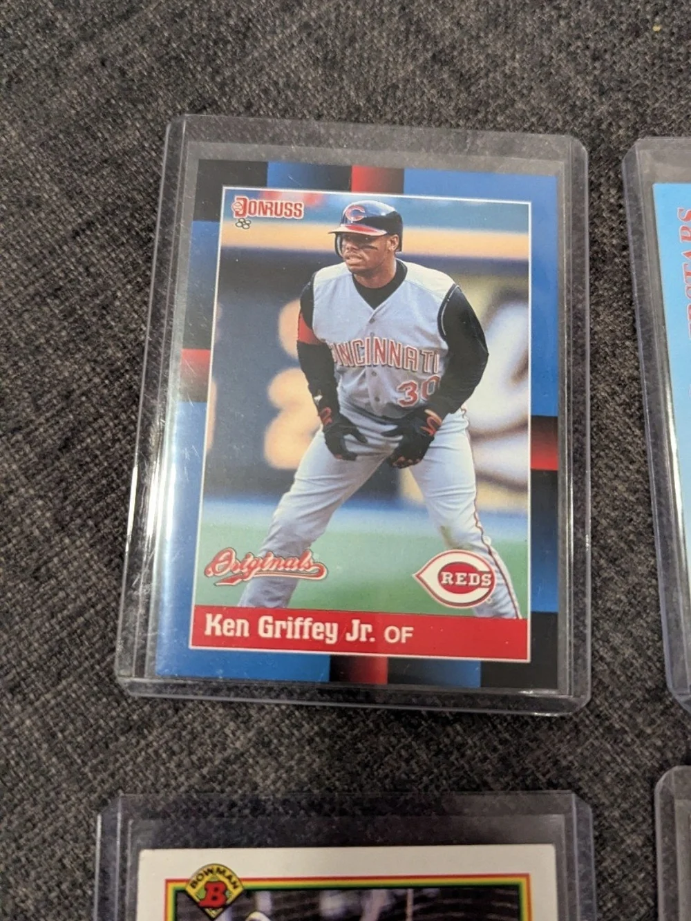 Ken Griffey Jr 5-Card Lot 1990 Bowman #481 Alrak MVP Kraft Donruss Fleer